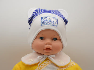 Limited Edition Soft Baby Boy 'Me to You' Hat Cotton Blend Infant 3-6 Months - Footsis.com
