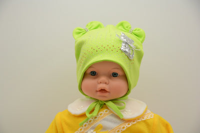 Limited Edition Soft Baby Girl Hat Cotton Blend Infant 12-18 Months - Footsis.com