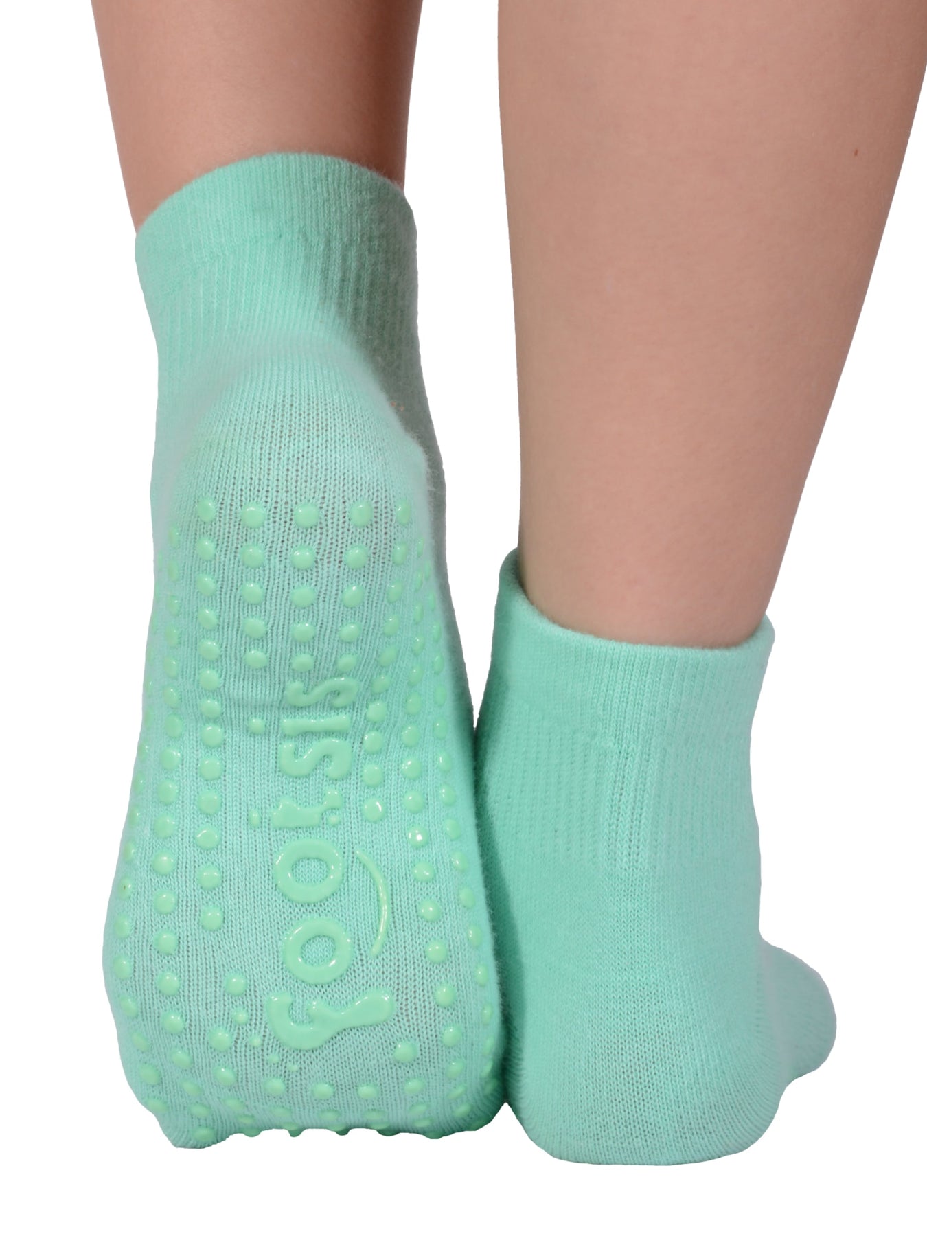 FOOTSIS Non Slip Grip Socks for Yoga, Pilates, Barre, Home, Hospital ,Mommy  and Me classes Bunny