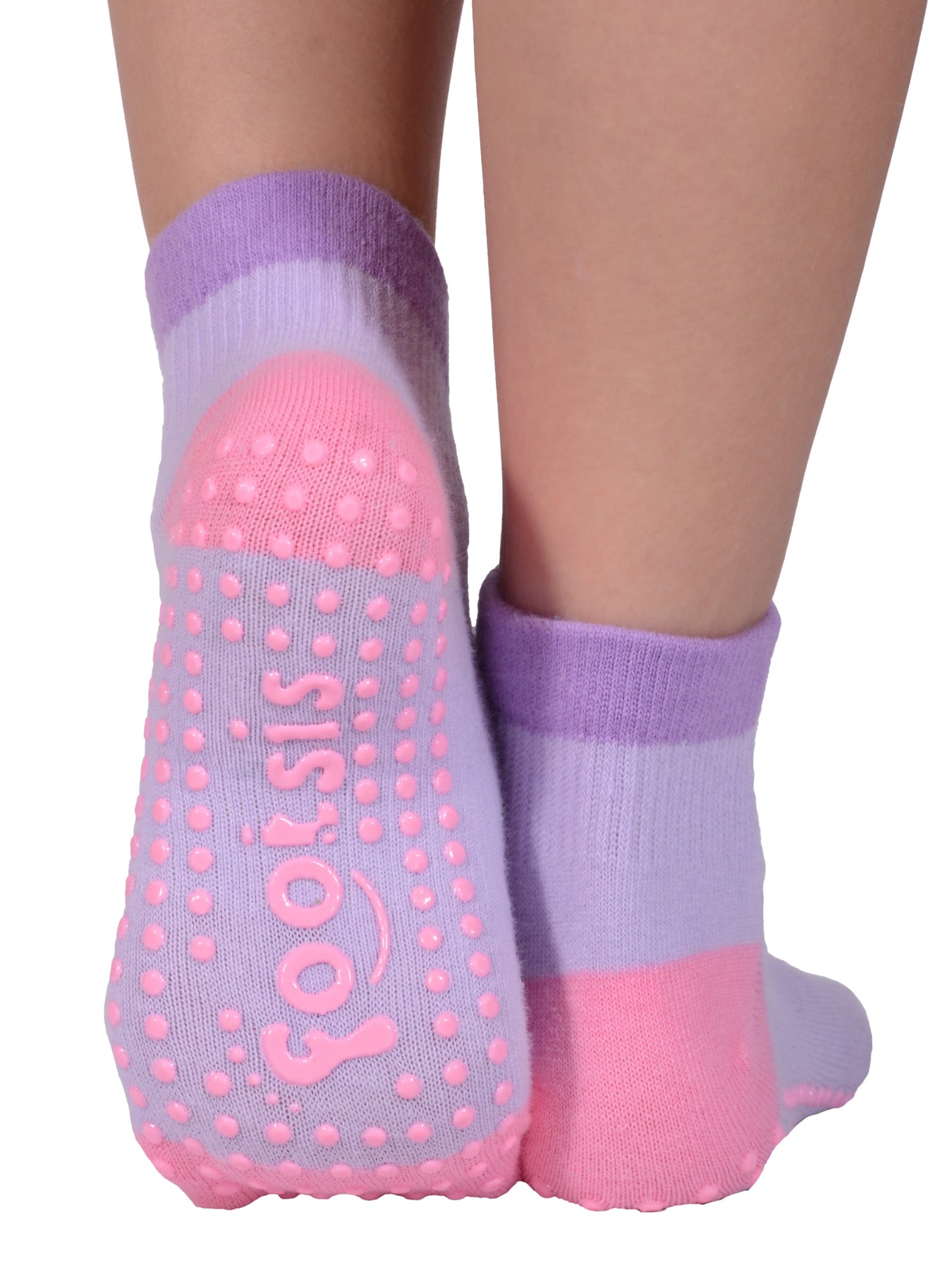 FOOTSIS Non Slip Grip Socks for Yoga, Pilates, Barre, Home, Hospital ,Mommy  and Me classes Bunny