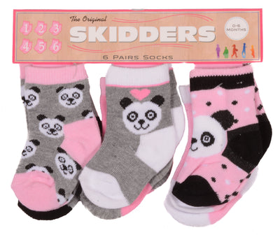 Skidders Baby Girls Ankle Socks 6 pk - XP2808 - Footsis.com