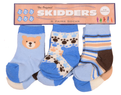Skidders Baby Boys Ankle Socks 6 pk - XP1806 - Footsis.com